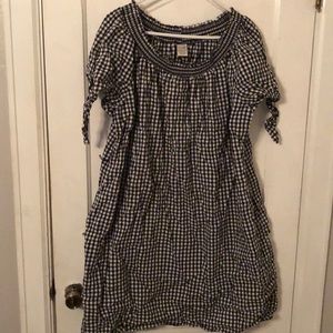 Cotton gingham dress